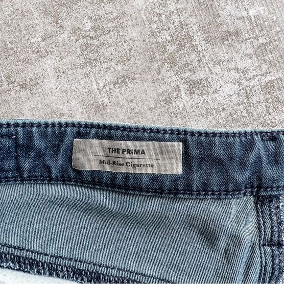 Ag Adriano Goldschmied Prima Mid Rise Cigarette Leg Light Wash Size 29 - Picture 6 of 8